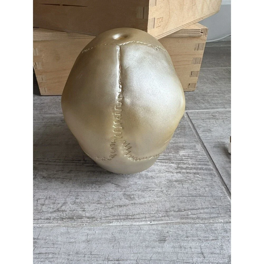 MAHLI Metallic Gold Colored Skull Diffuser Scent Aromatherapy Decor Bedroom Home